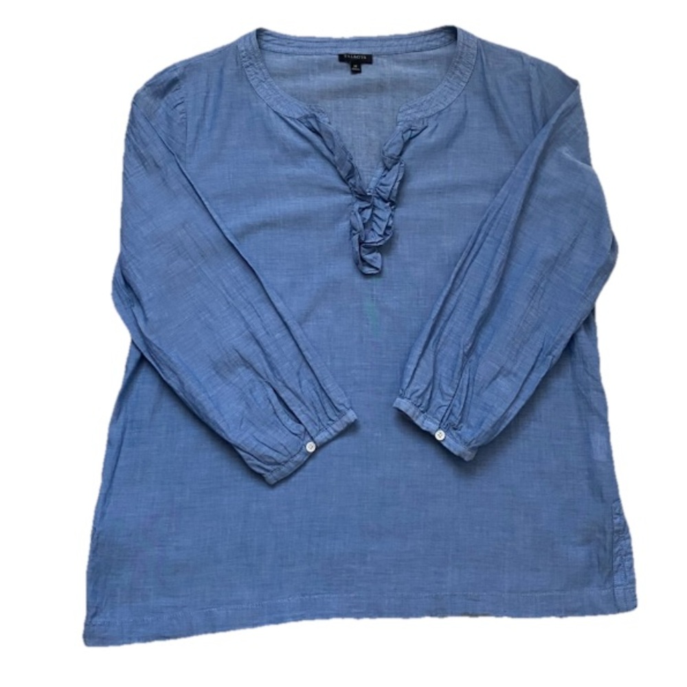 TALBOTS | 100% Cotton Pullover Blouse Medium